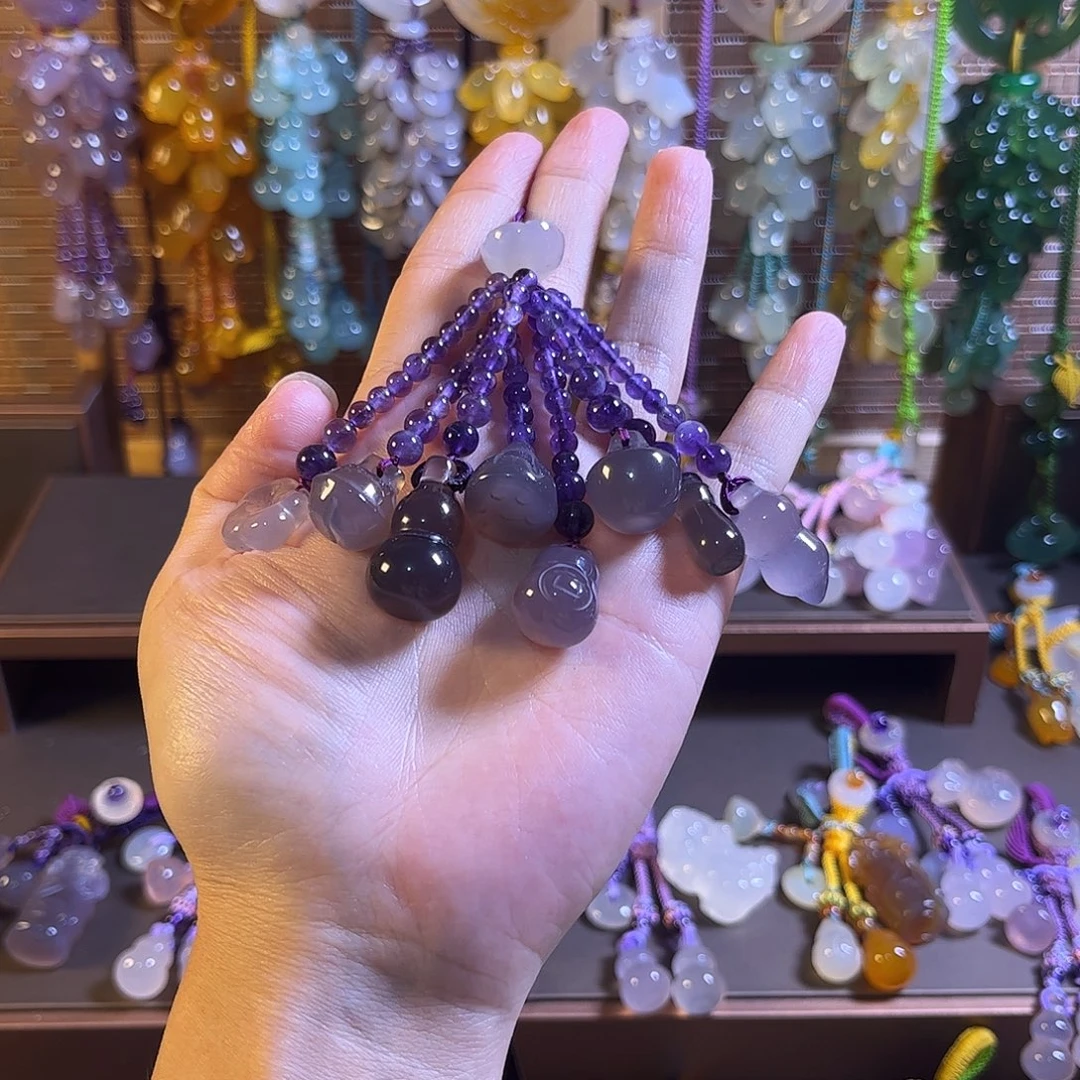 玛瑙/玉髓未镶嵌车挂