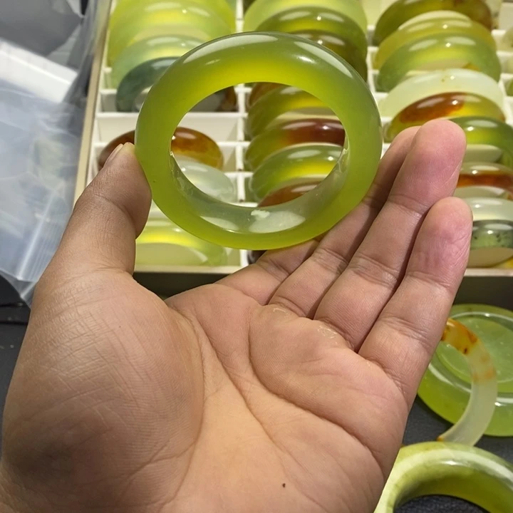 蛇纹石玉合金手镯54