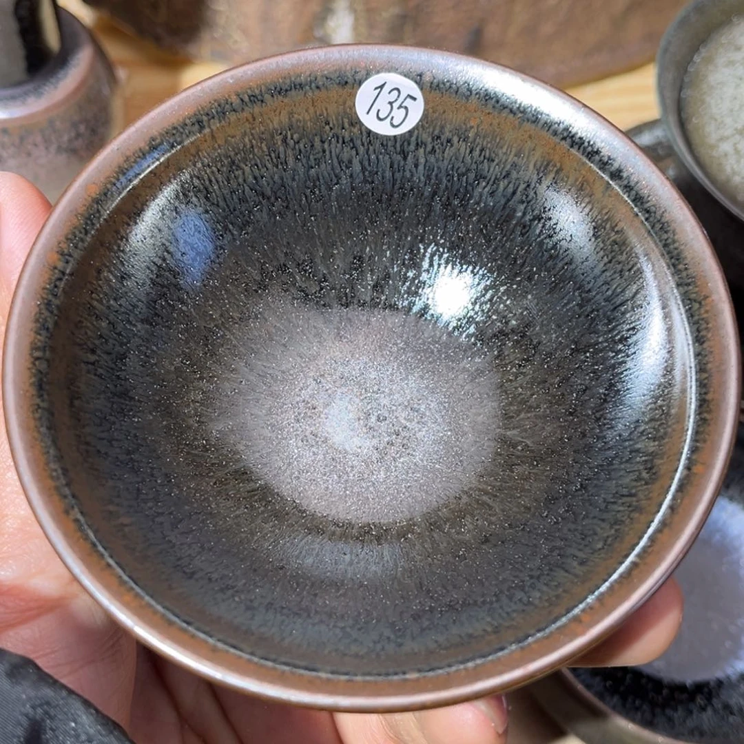 茶盏义兴龙窑坚持真柴烧微瑕