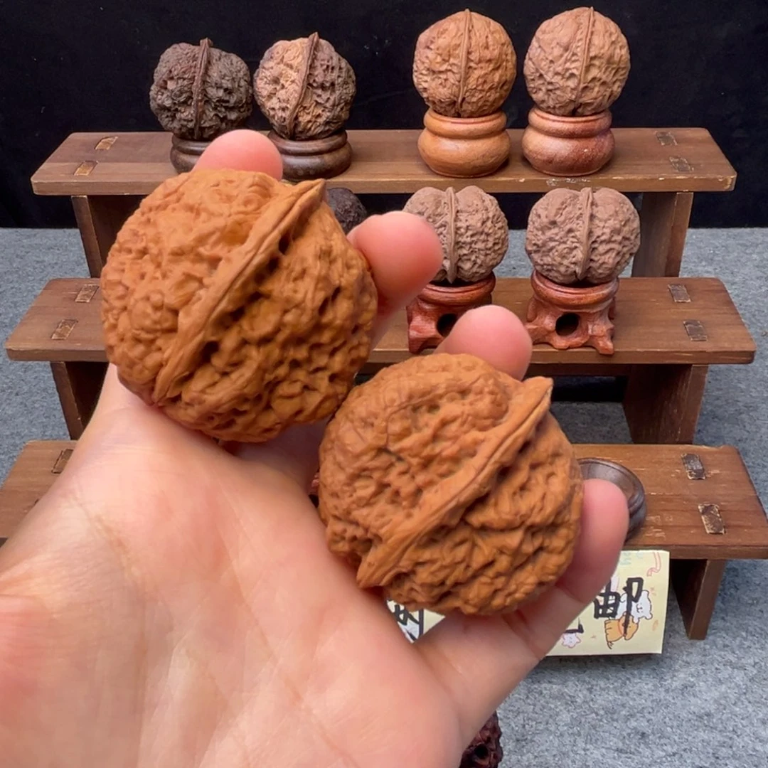 文玩核桃吊坠z龙脊金蟾43mm