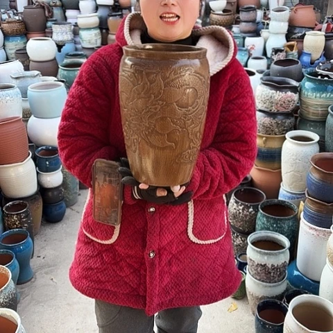 口19高31瑕疵盆子