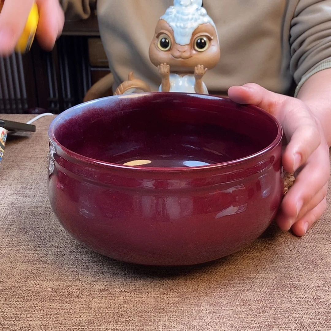 瓷片钧瓷摆件摆件