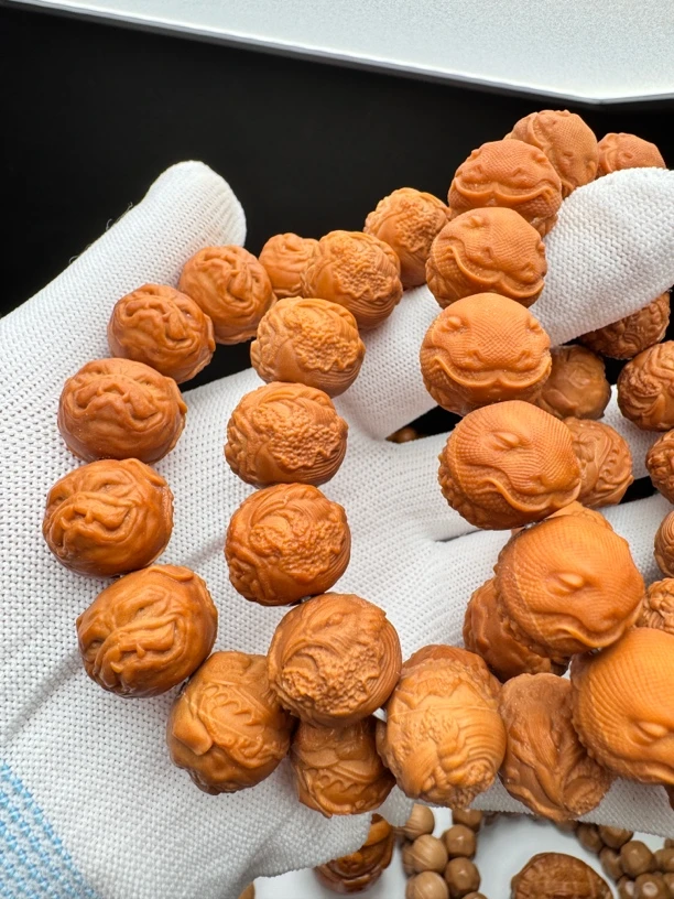 问道出品—十二生肖八大守护-聚宝盆精雕手串需备注属相