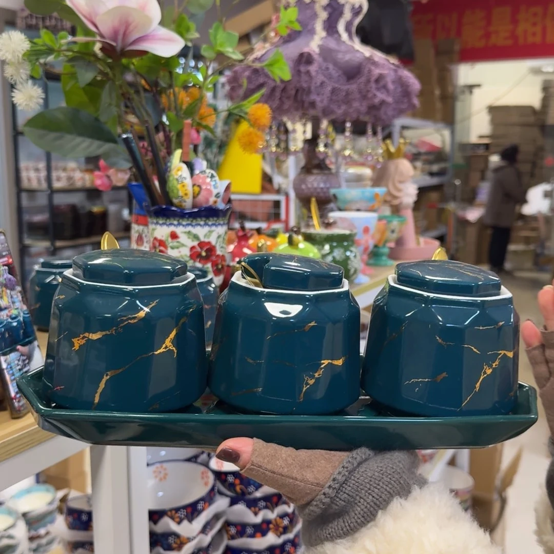 瓷清仓调料罐套装看图