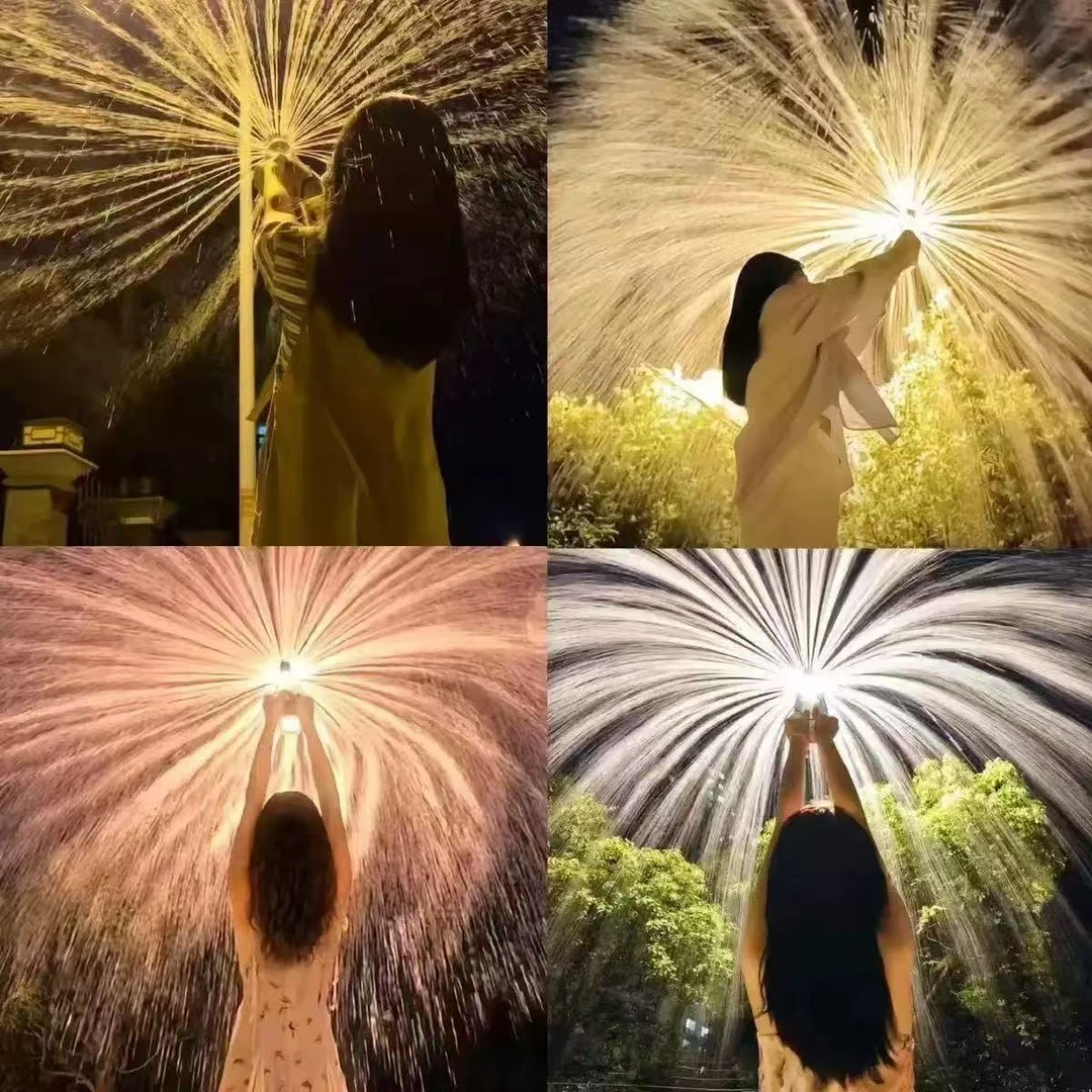 菲寻烟花水枪道具网红爆款儿童情侣喷花水枪男孩女孩打水仗神器