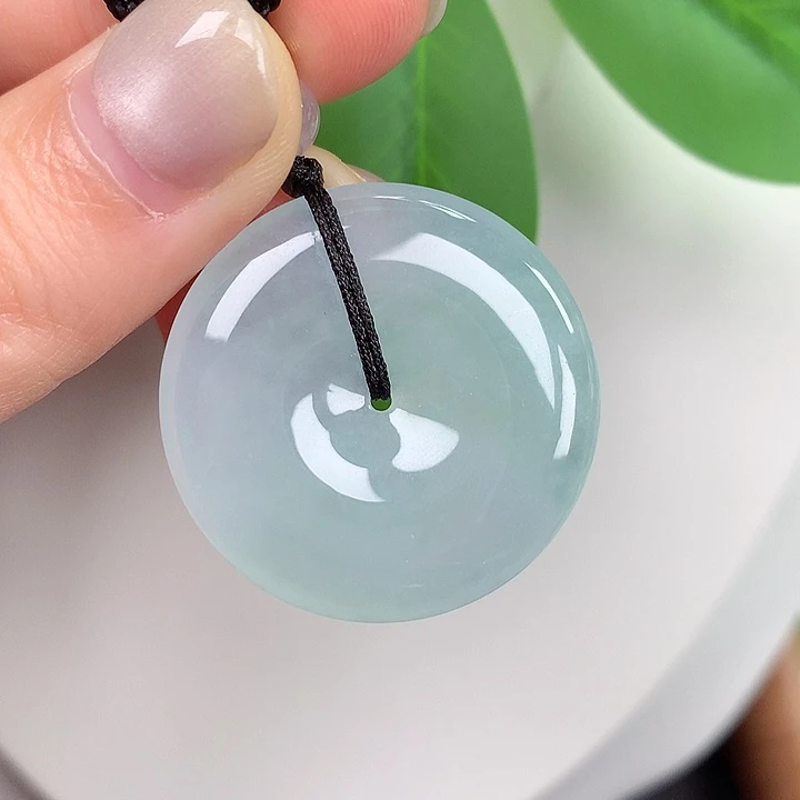 翡翠未镶嵌颈饰48/30.5-5.2mm