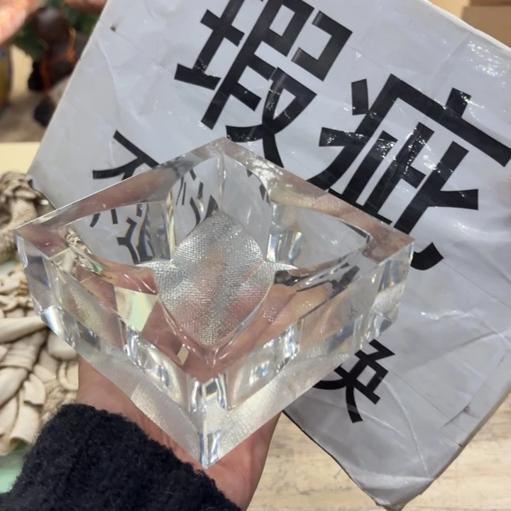 人造水晶古美术置物摆件