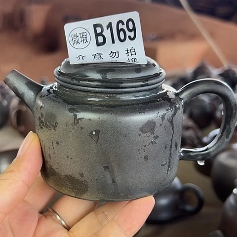 戬谷龙窑柴烧茶壶169