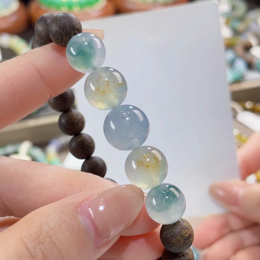 未镶嵌手链翡翠冰多宝