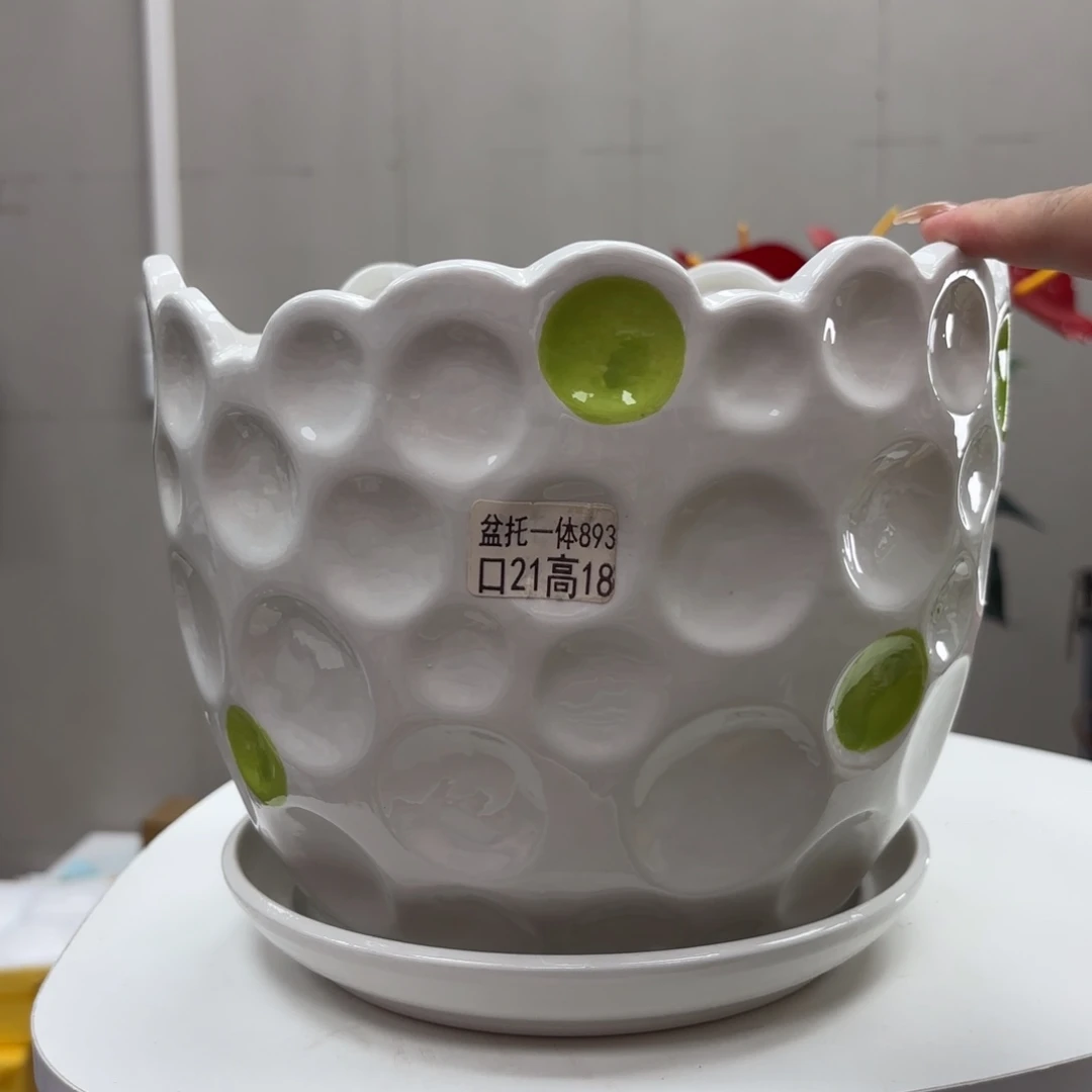 @夏西陶瓷花盆@@5893