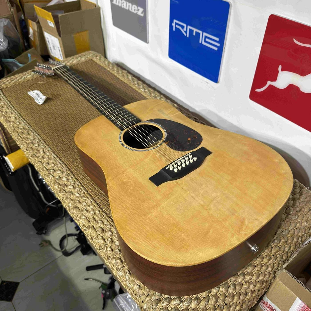 墨产Martin马丁D12X1AE 12弦 电箱民谣木吉他 西加云杉面板41寸