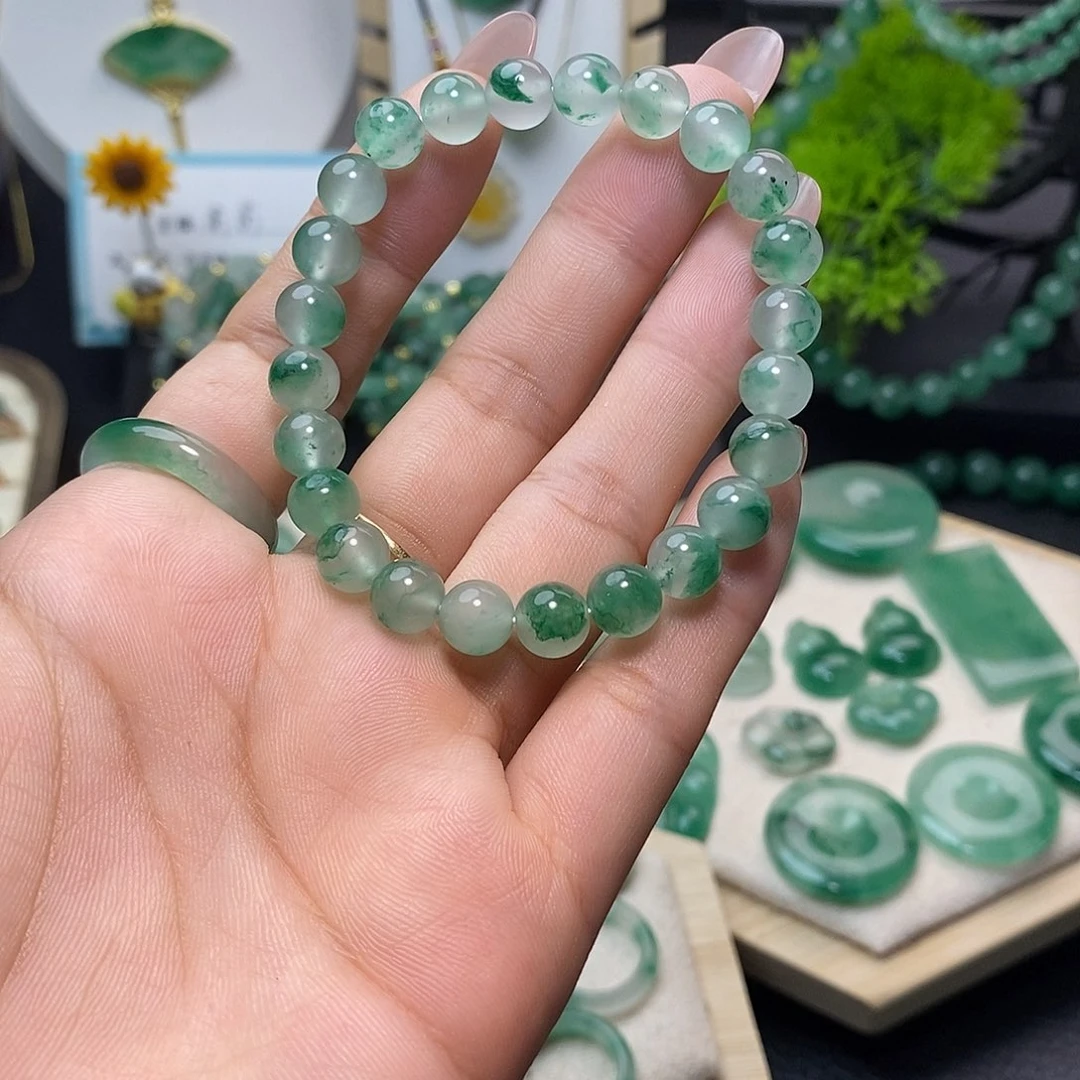 未镶嵌手链石英岩玉