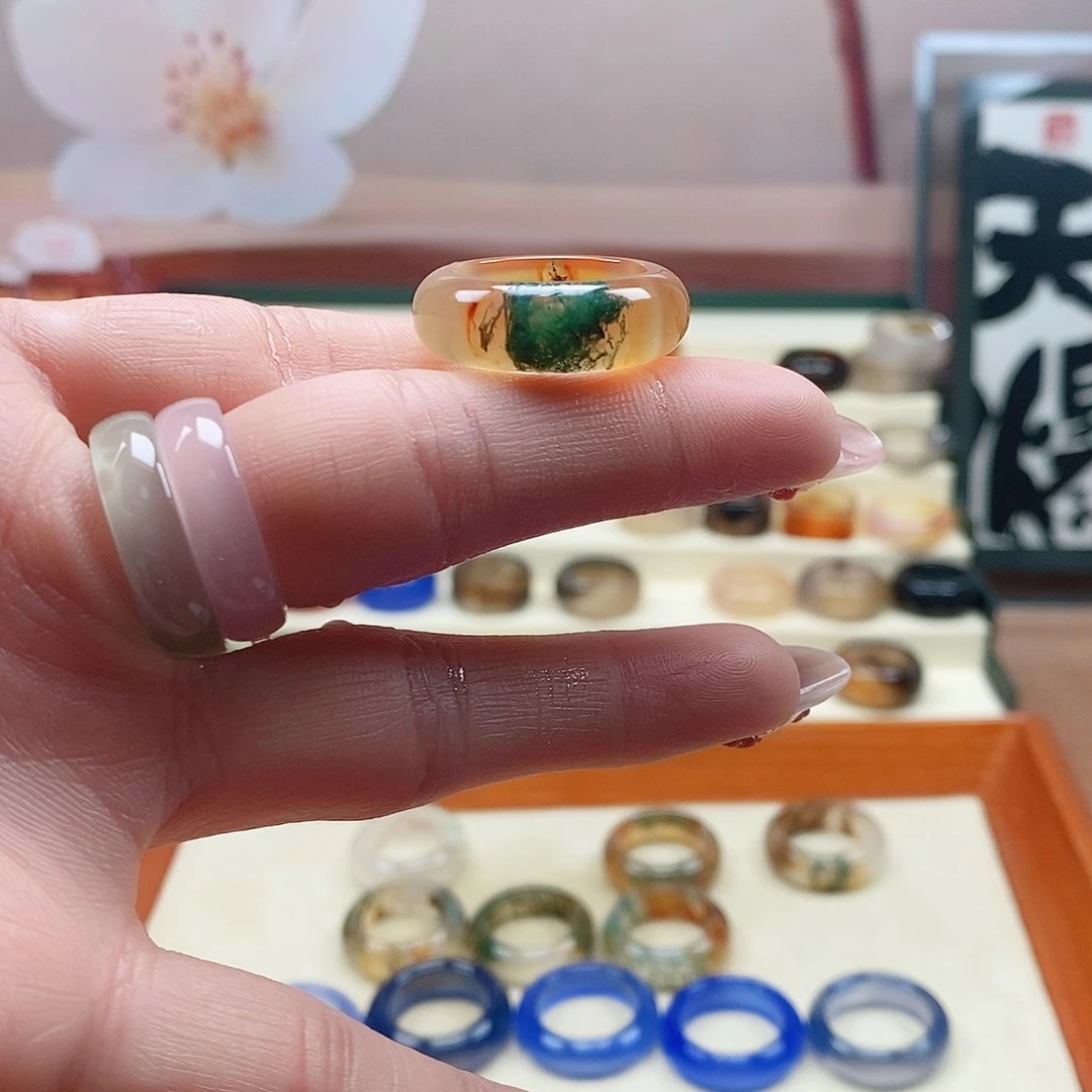 玛瑙/玉髓戒指未镶嵌美****次