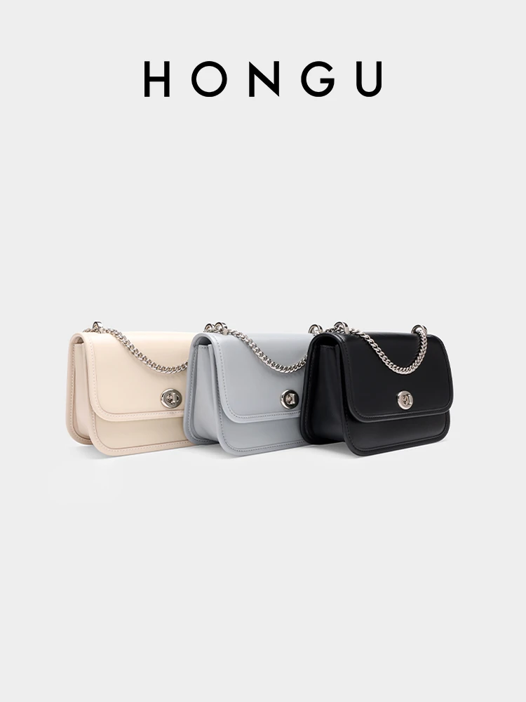HONGU/红谷链条小方包-