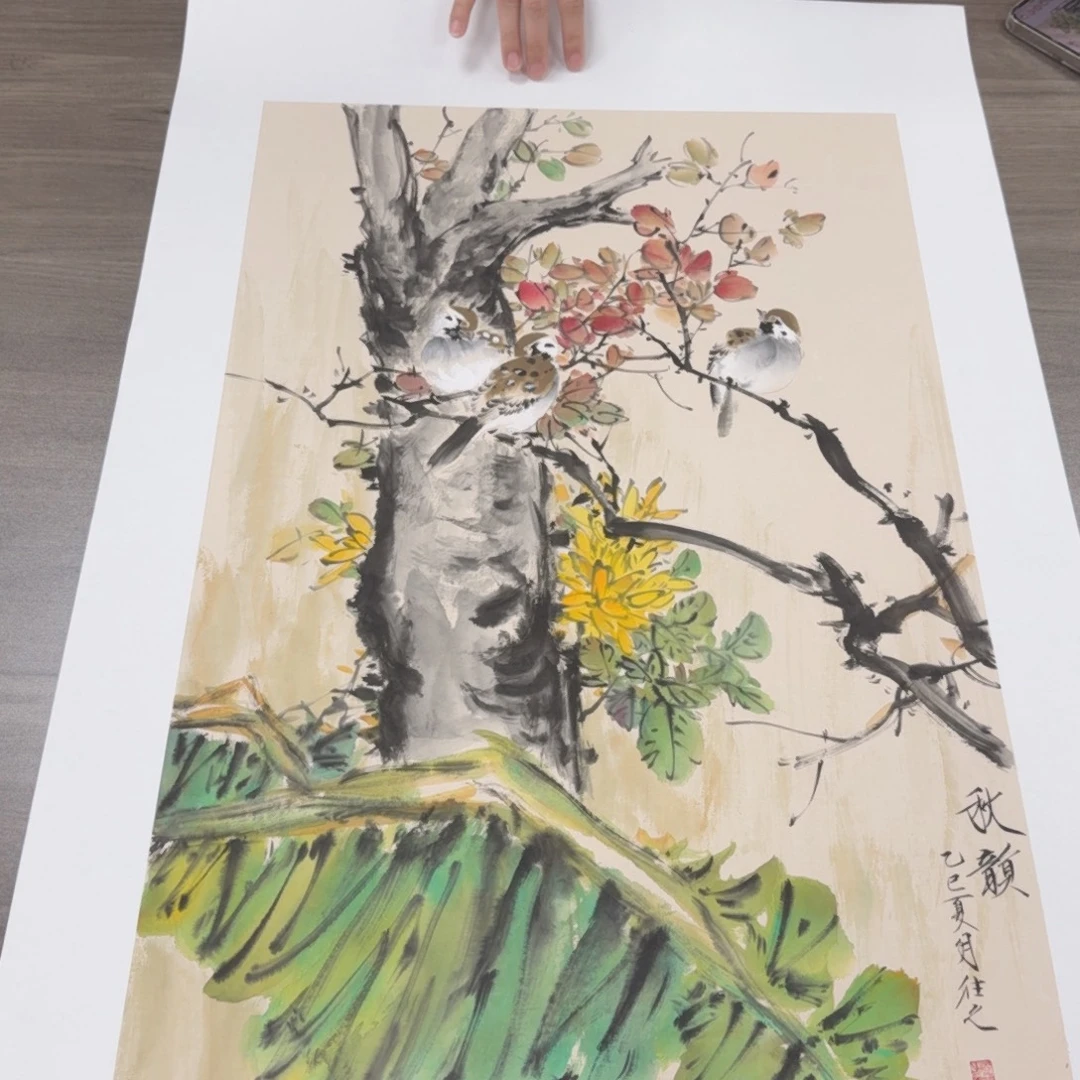 国画手绘国画作品