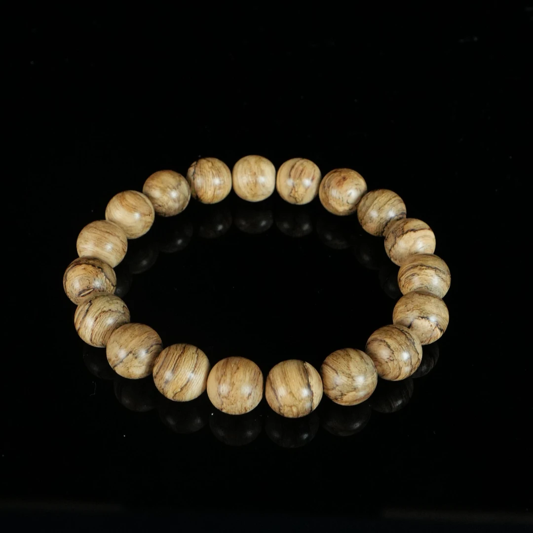 B2845 达拉干虎斑老料沉香手串 1.18cm 10g