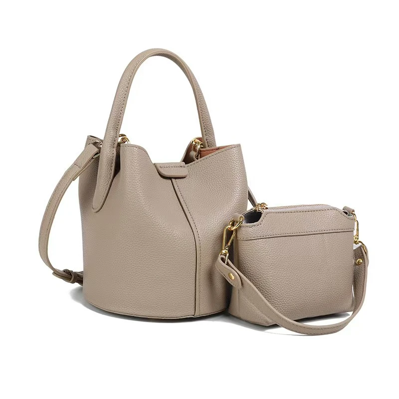 女包轻奢时尚休闲百搭女士真皮小众单肩