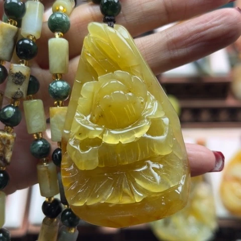 岫玉挂件未镶嵌挂件