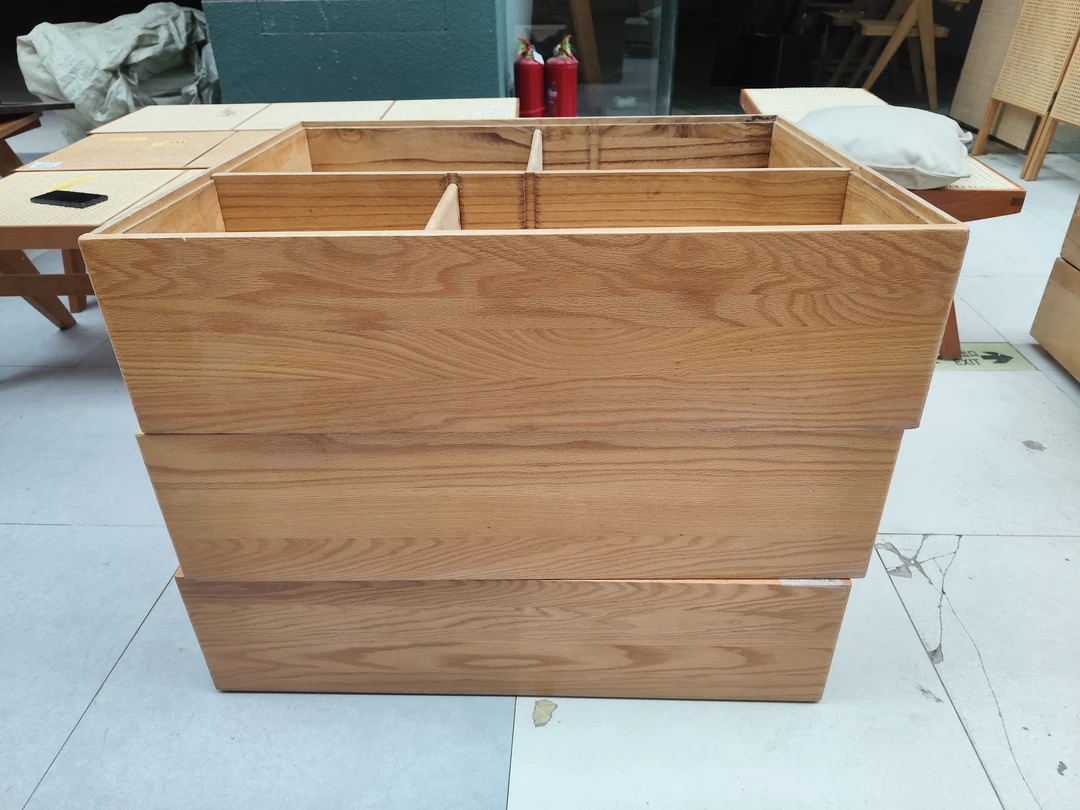 柜子 抽屉*3 橡木 85*70*22 瑕疵无售后