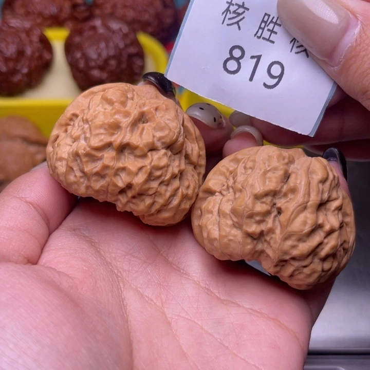 人****文玩核桃把件蛤蟆头41.819