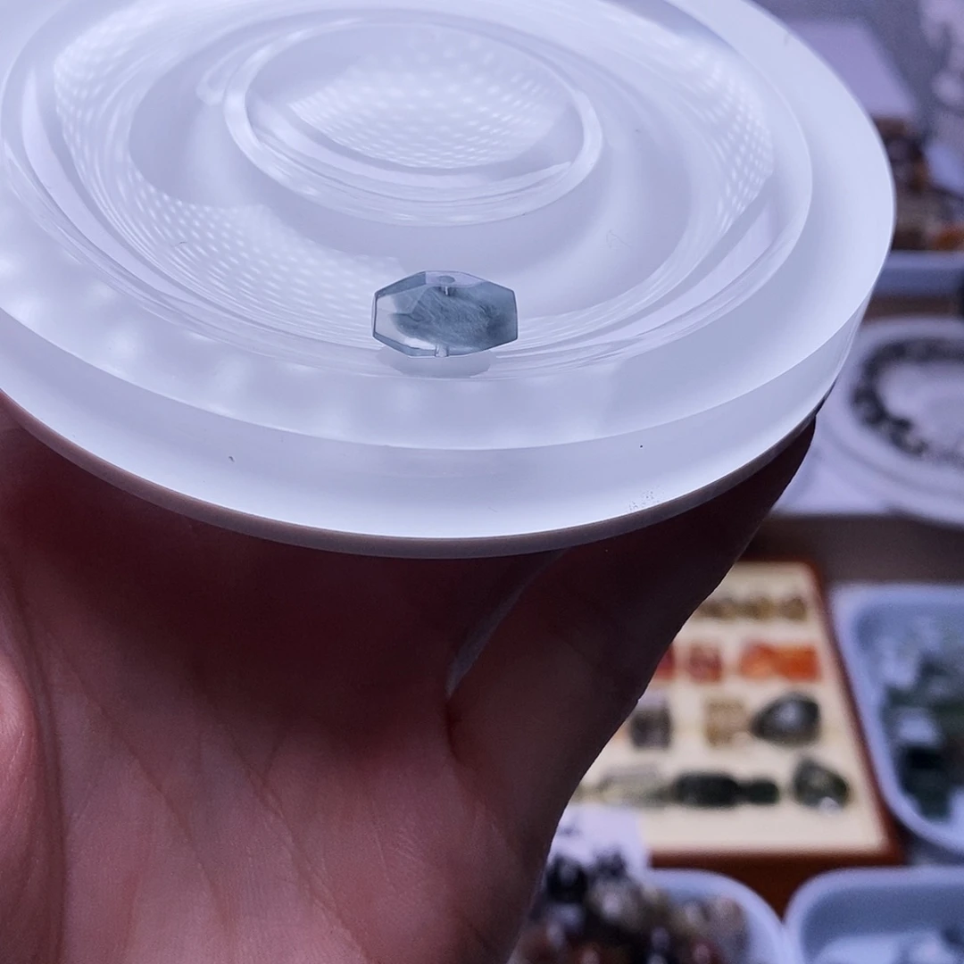 水晶天然水晶打孔不退不换未镶嵌