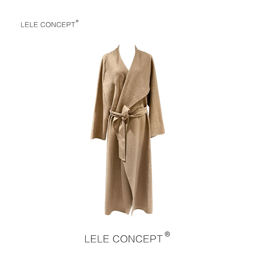 LELE CONCEPT丨都市气质时尚大领腰带款大衣FD25C0003W