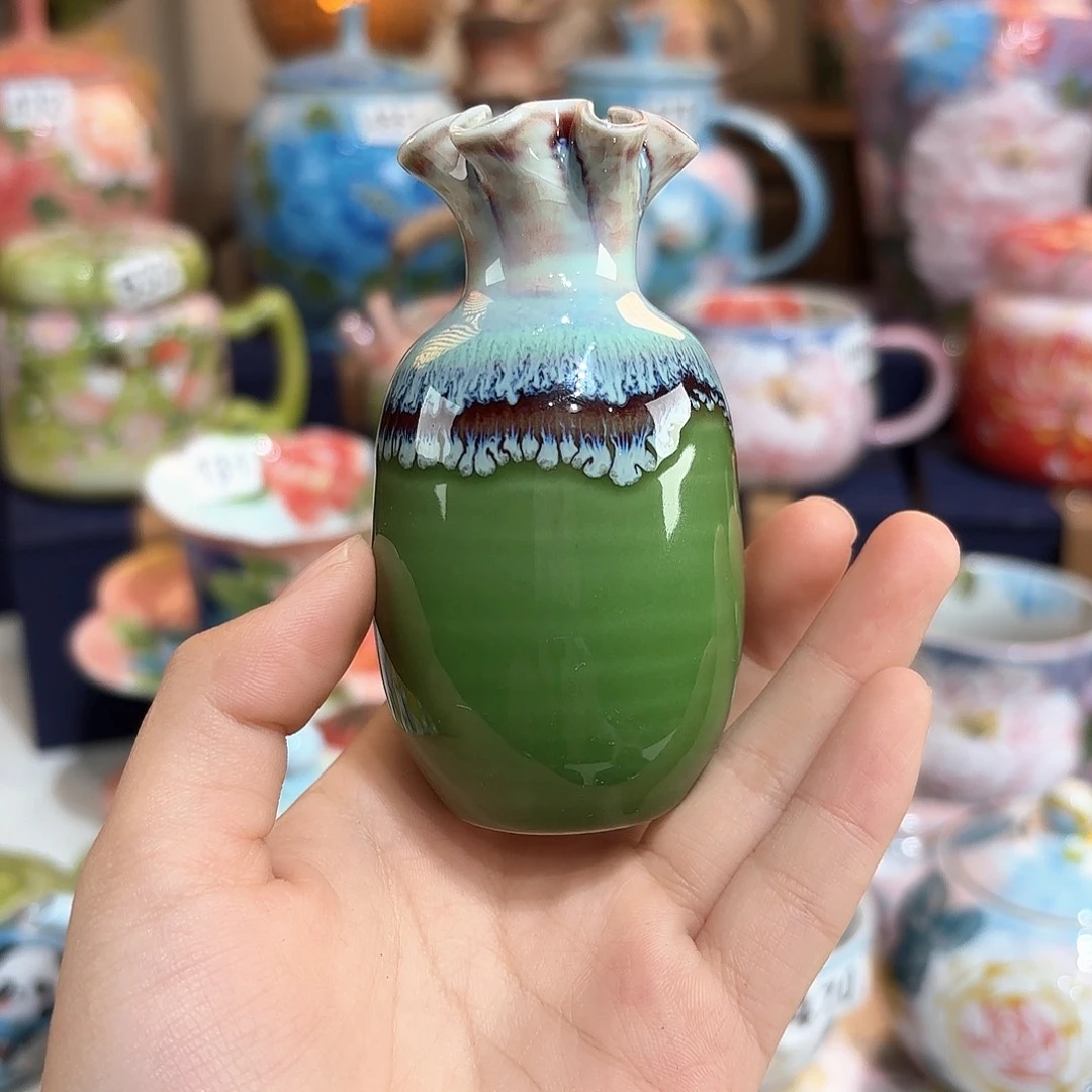 景德镇手绘高温釉下彩陶瓷茶具