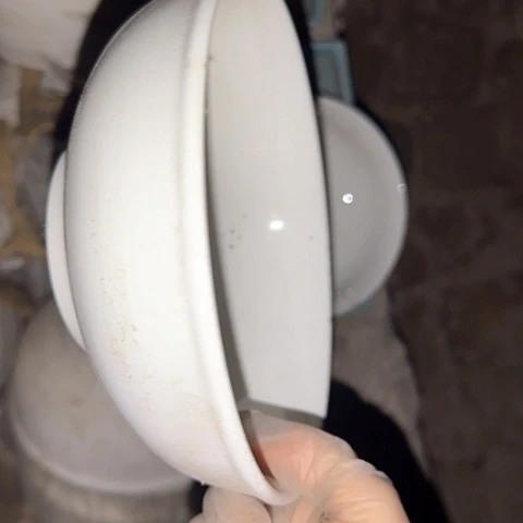 瓷片国营厂库存微瑕18cm