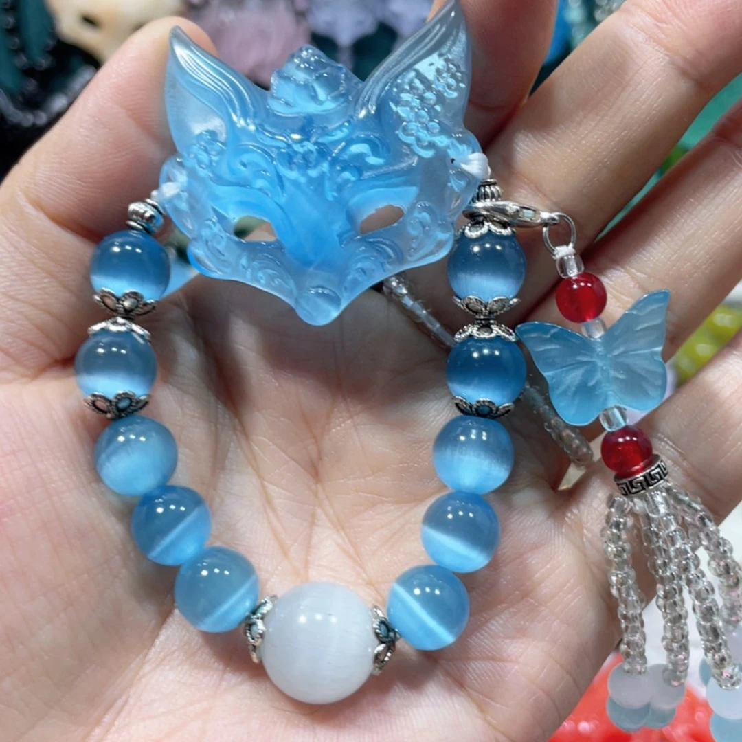 【闪购商品】未镶嵌岫玉颈饰41猫眼手牌