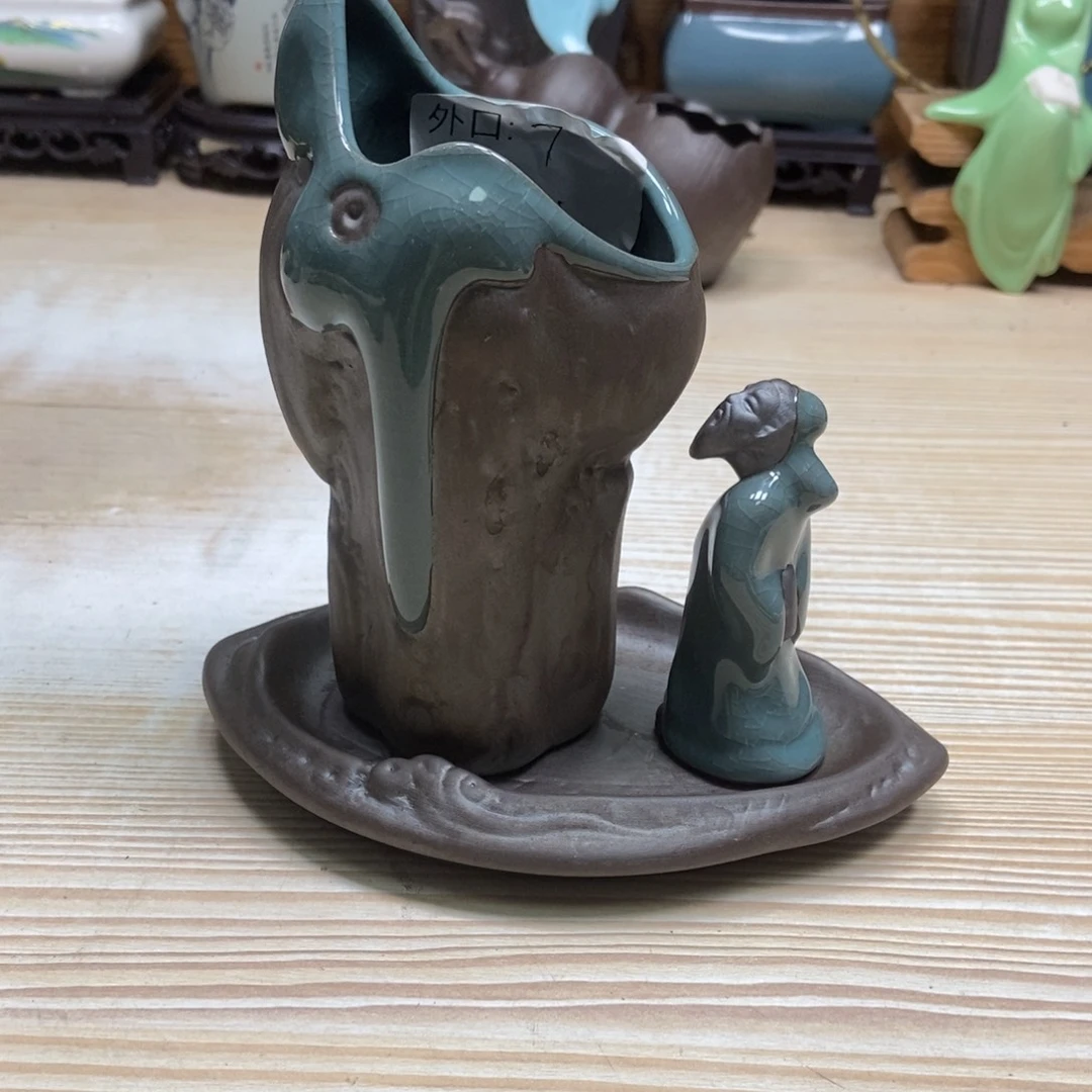 瓷片陶瓷花盆陶瓷艺术