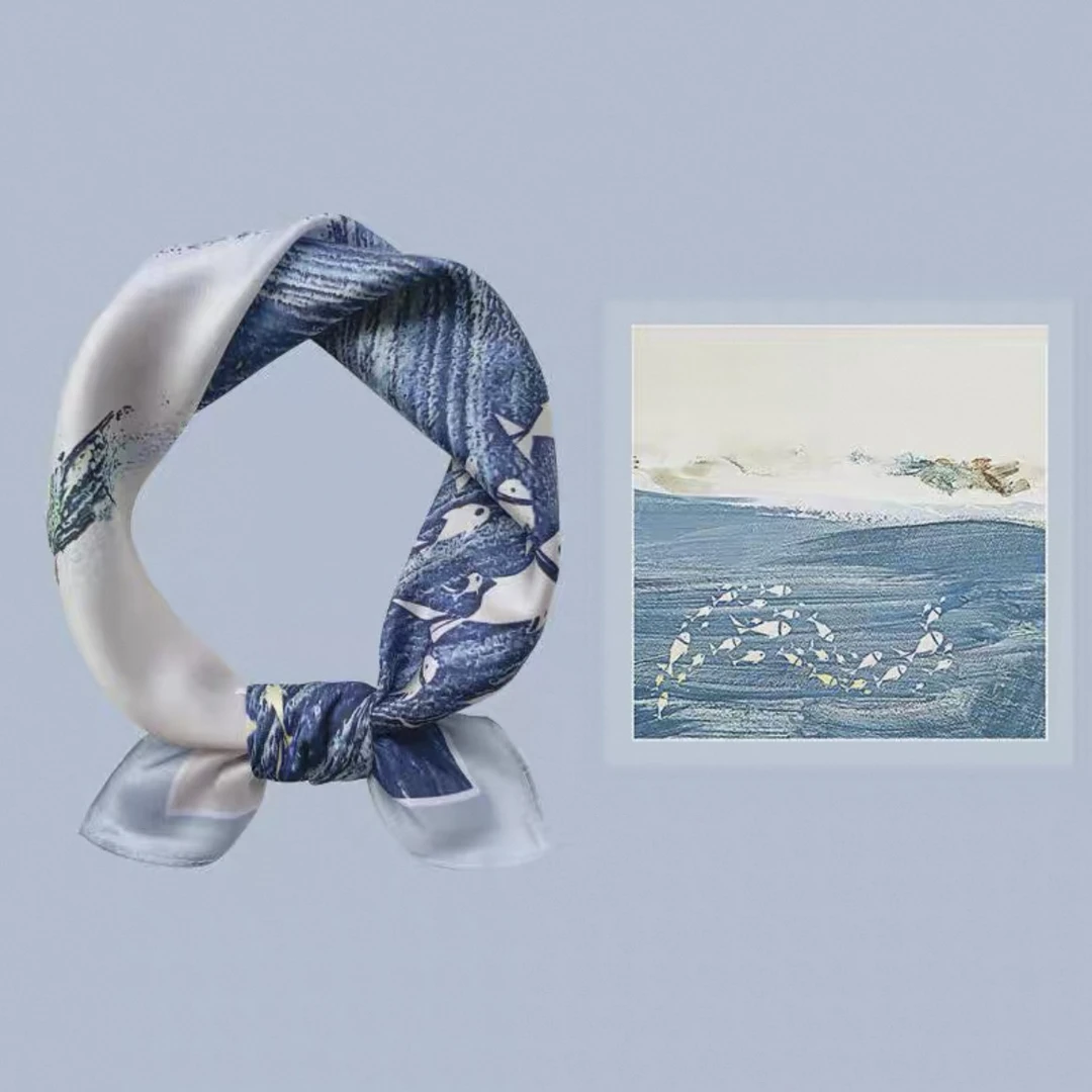 高级轻奢宝龙龙戒戒丝巾