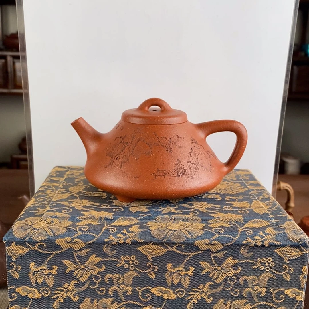在***船茶壶紫砂宜兴紫砂工艺美术精品