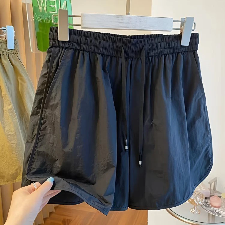 2025新款外穿时尚薄款速干百搭洋气防晒短裤高腰显瘦a字运动短裤