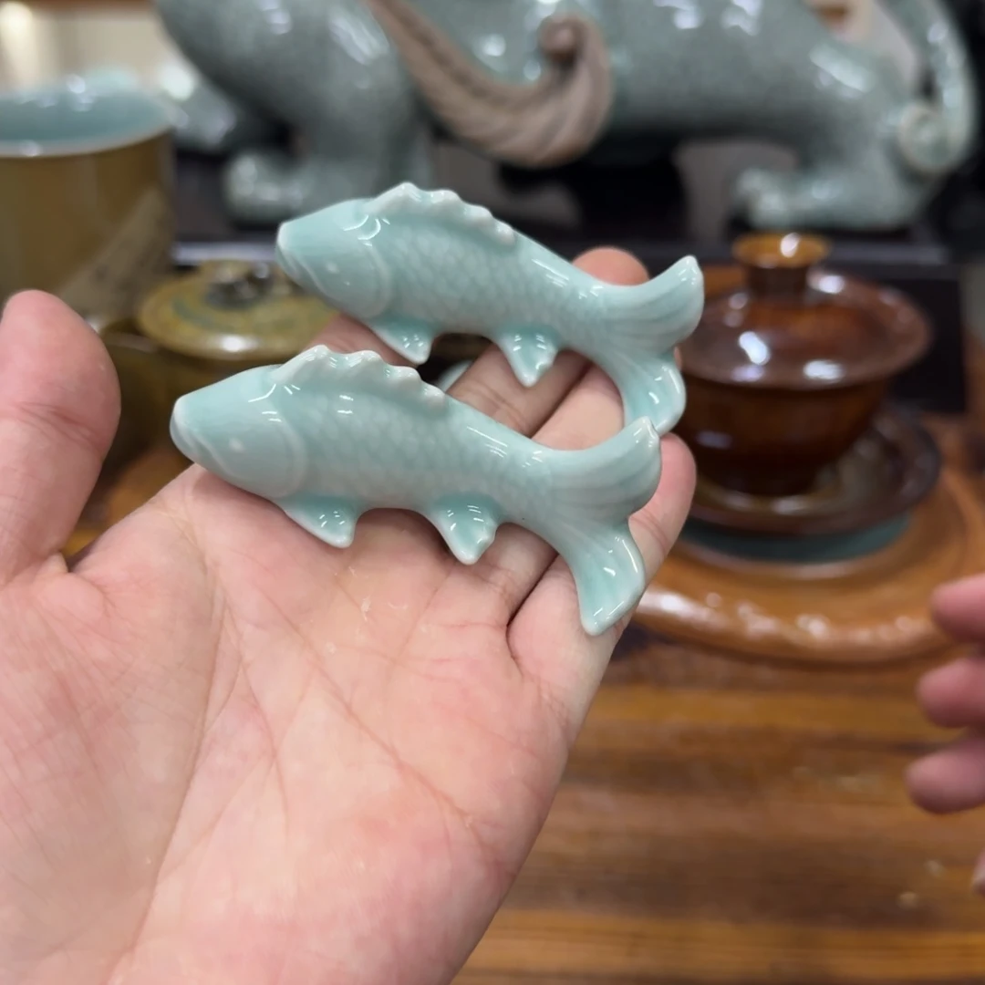 龙泉青瓷茶具微瑕9206