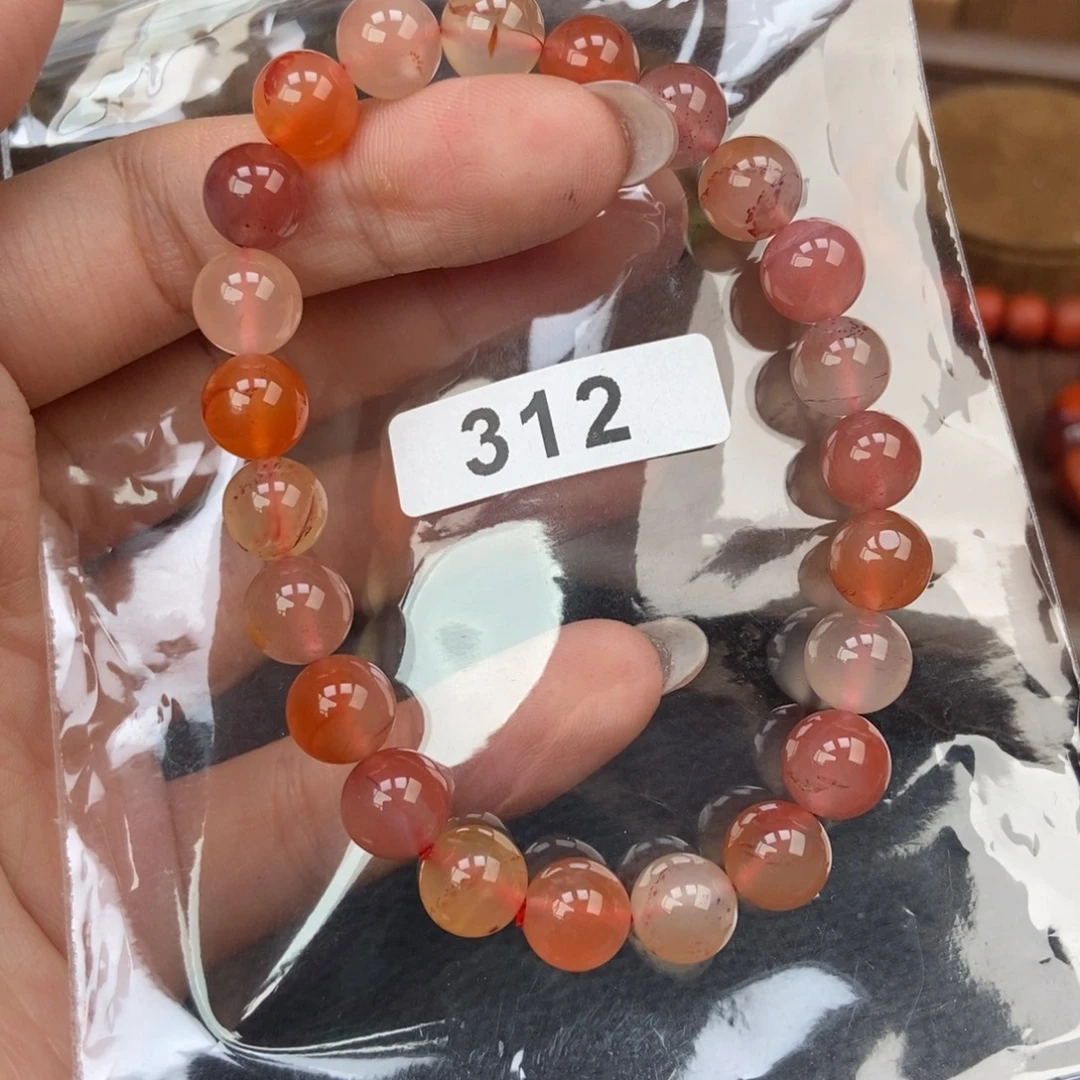 南红玛瑙未镶嵌手链
