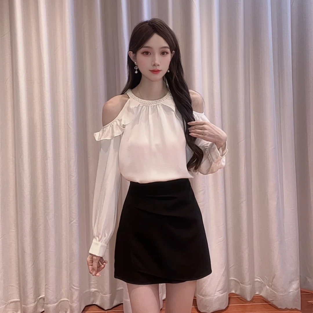 IEF/爱依服2025秋季新款法式温柔小女人气质设计感宽松百搭上衣