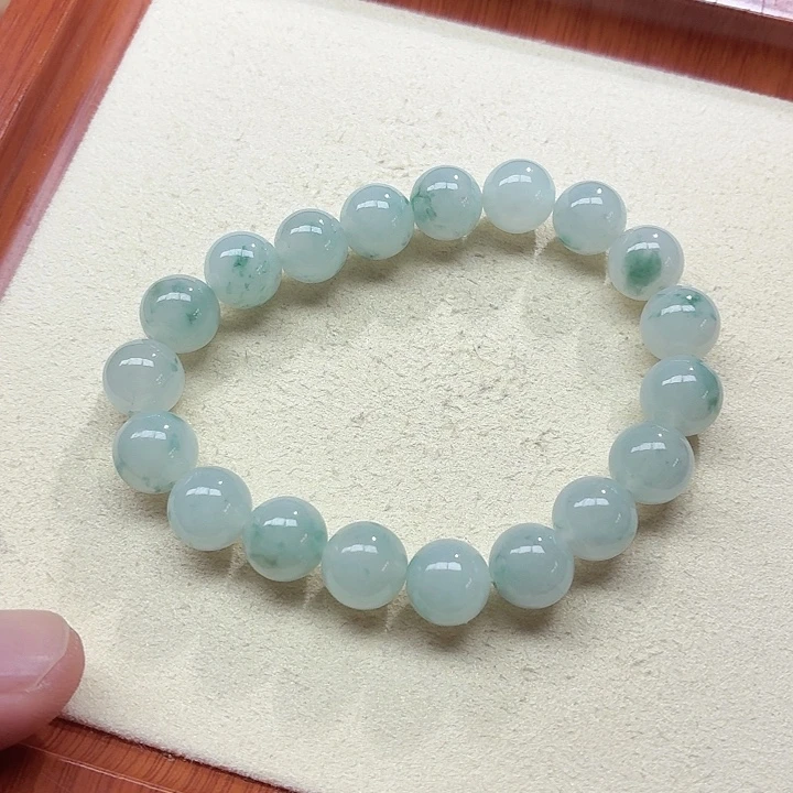 未镶嵌手链翡翠天然缅甸翡翠A货 卡10