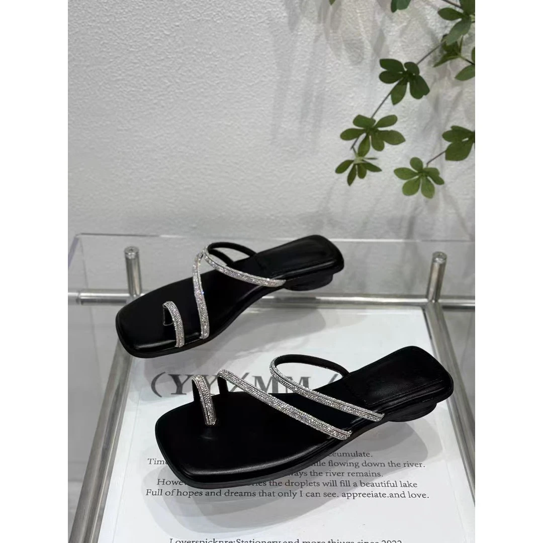 夹趾凉拖鞋女夏季外穿2025新款网红爆款一字拖R4-737-097