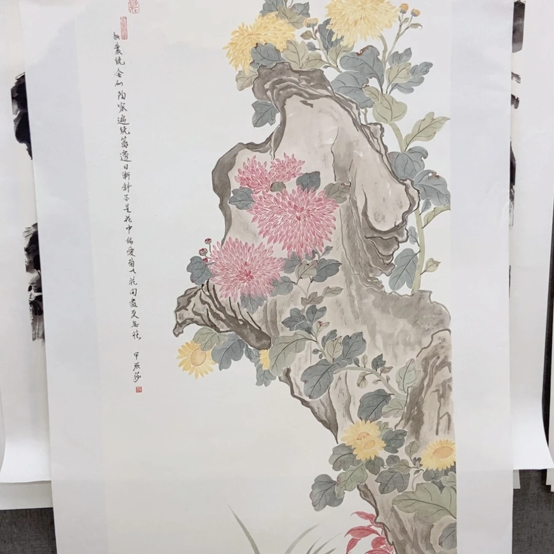 芊***物国画手写手绘国画84