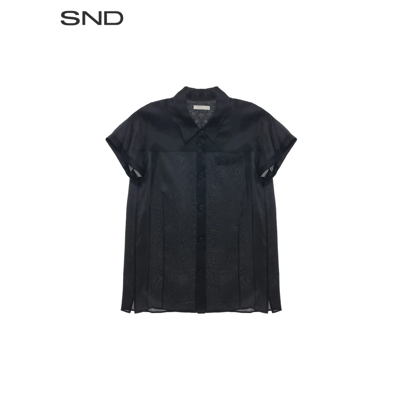 【SNDKHAITE 设计师品牌】SND SS25 简约翻领衬衫