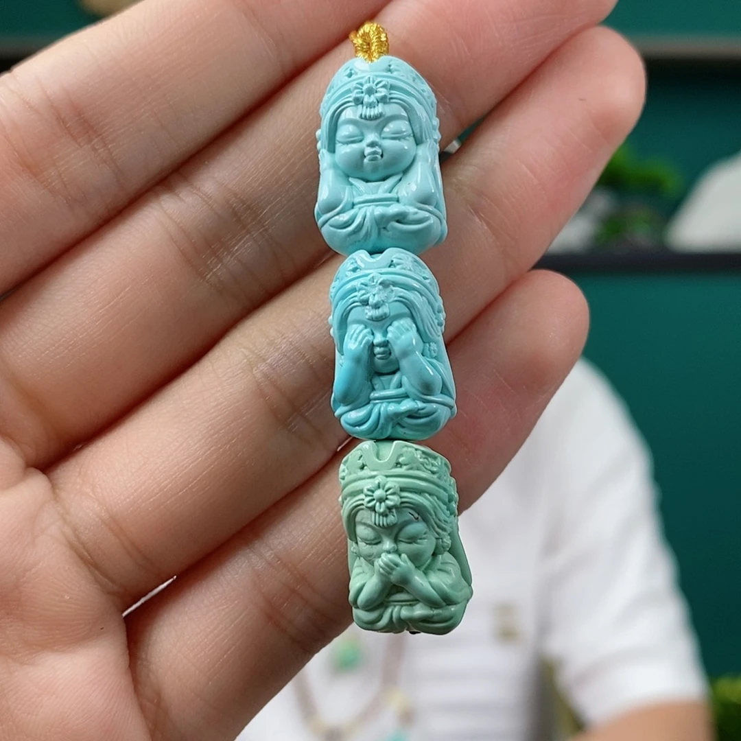 未镶嵌绿松石珠宝奇石