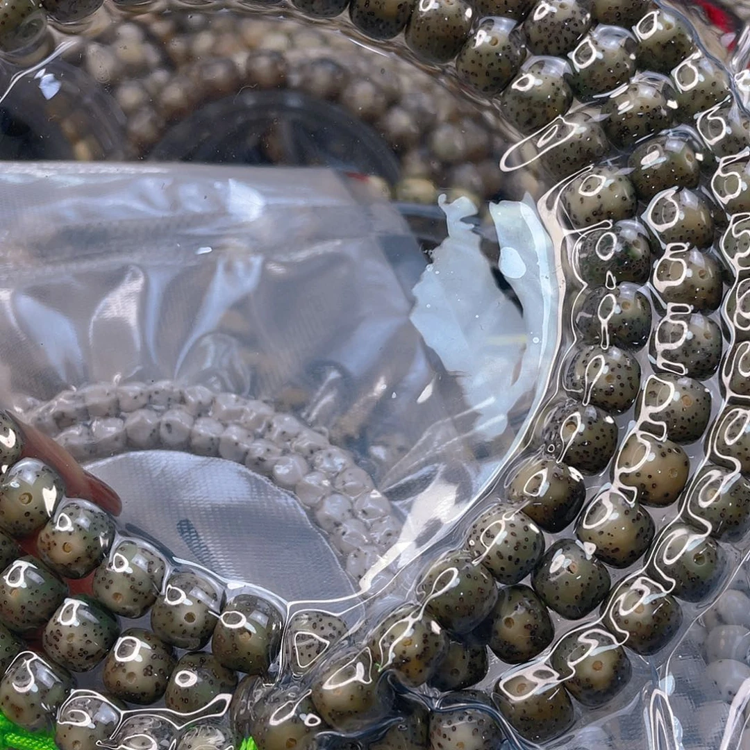 星月菩提吊坠石玉料绿幽灵尺寸8/9