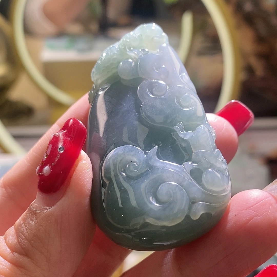 【闪购商品】翡翠颈饰未镶嵌如意