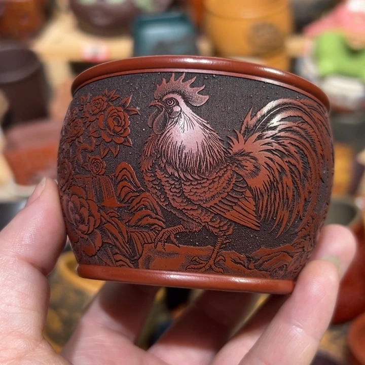 紫砂茶杯宜兴紫砂主人杯