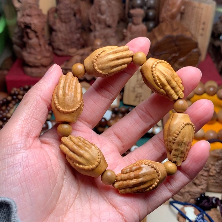 手串/手链檀香木老山檀佛手手串