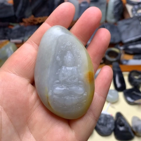 和田玉挂件未镶嵌