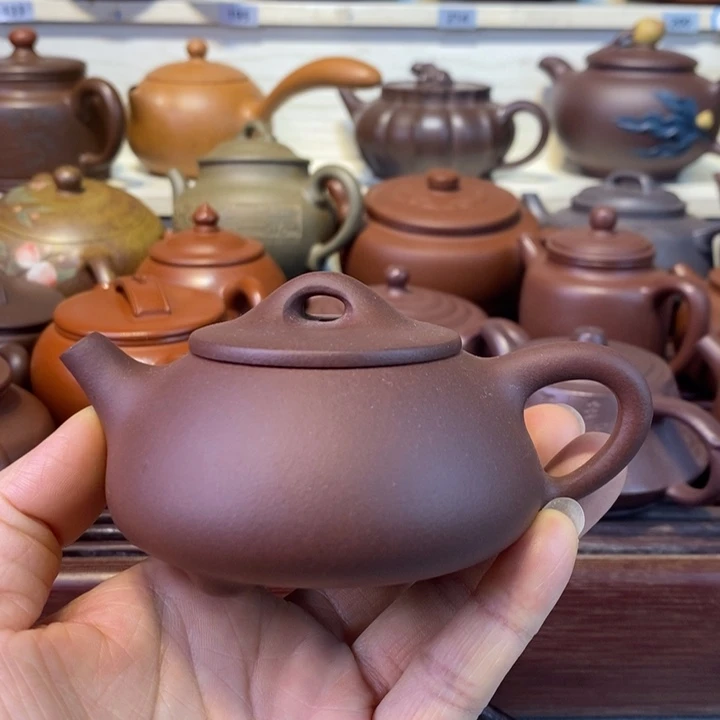 茶壶紫砂微瑕处理一把