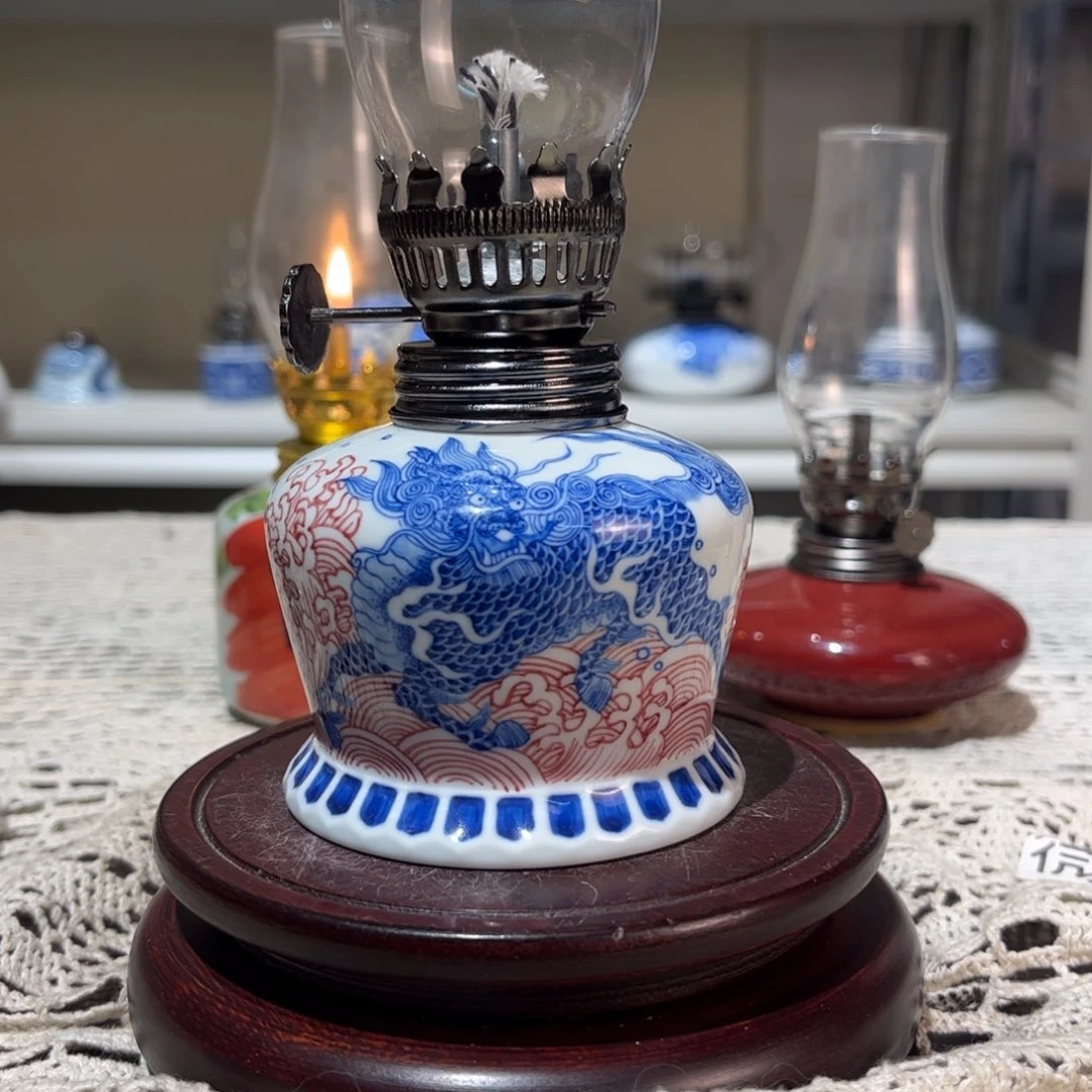 摆件景德镇陶瓷香薰灯