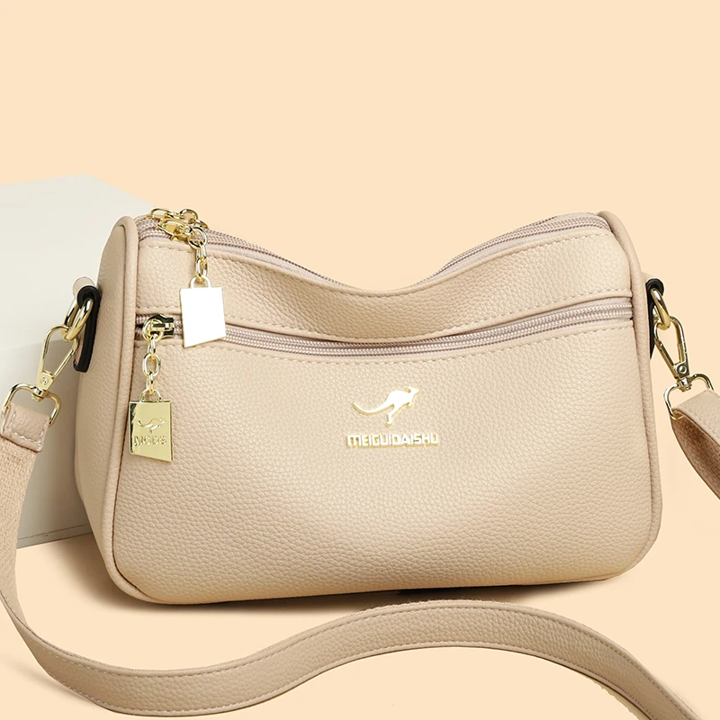 正品专柜女士大容量单肩包2025新款百搭中年包包送妈妈通勤斜挎包
