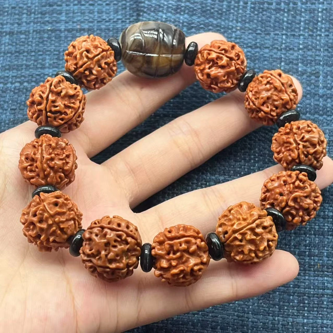 金刚菩提富甲款单圈手串卡15无礼盒 2706